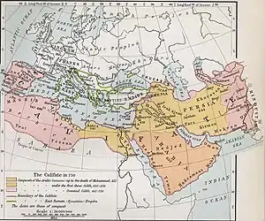 Image 43The early Muslim conquests, 622–750 (from History of Asia)