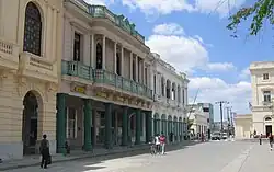 A street in Parque Vidal, the heart of Santa Clara