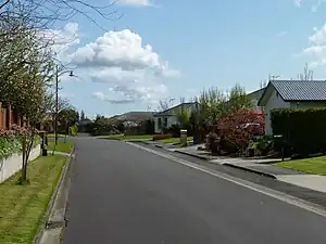 A neighbourhood in Callum Brae, Hamilton.