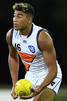 Callum M. Brown playing for Greater Western Sydney in 2019