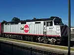 A Caltrain diesel Locomotive 921