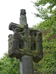 The calvary of Langouérat, in Kermoroc'h