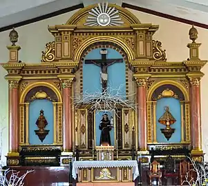 The altar of the church