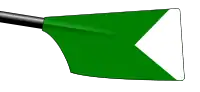 Image showing the rowing club's blade colours