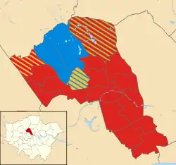 Camden 2018 results map