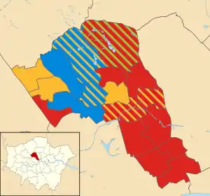 2010 results map