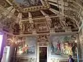 View of the Room of Fortune with Viviani's steep perspectival ceiling.