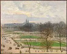 The Garden of the Tuileries on a Winter Afternoon, 1899, Metropolitan Museum of Art