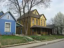 Houses along Camp Street in Ransom Place, taken in 2011