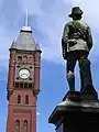 Camperdown Memorial Clock Tower in Camperdown; completed in 1897