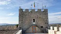 The meteorological station on top of the castle