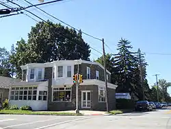 Corner, Willow and Sycamore avenues, La Mott, Pennsylvania, 2012