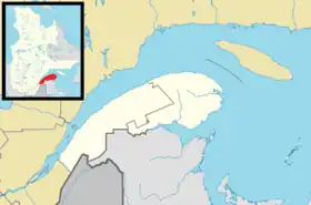 L'Isle-Verte is located in Eastern Quebec