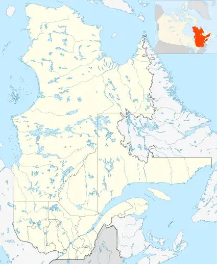 L'Anse-à-Valleau is located in Quebec