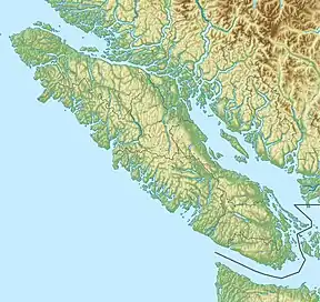 Horne Lake is located in Vancouver Island