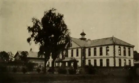 The first Canadian Methodist Mission Press at Kiating, before 1903