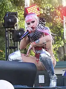 Candy performing at LA Pride 2017