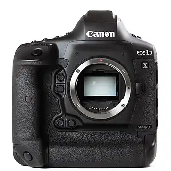 Canon EOS-1D X Mark III, the highest-end Full Frame DSLR camera of Canon as of January 2021