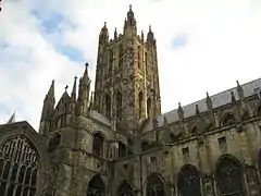 Aerial view of St Mary's church, Saffron Walden, EssexBell Harry Tower Canterbury Cathedral