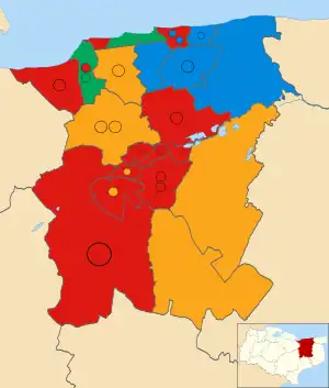 2023 results map