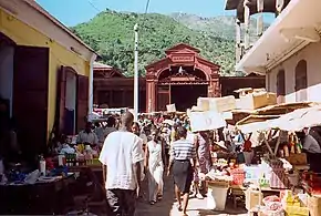 A market in Cap Haitien