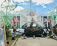 Capas municipal hall during Christmas season