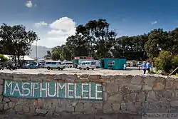 Road sign in Masiphumelele township