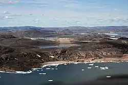 Looking towards Dorset Island and the Cape Dorset Airport