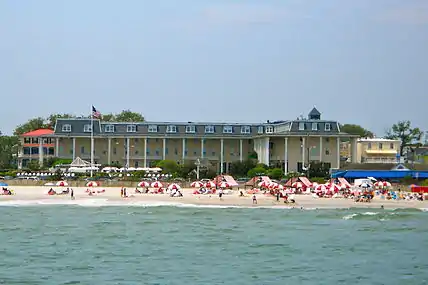 Congress Hotel from the sea