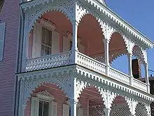 Gingerbread trim on an 1882 house in Cape May, New Jersey