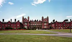 Entrance front of Capesthorne Hall