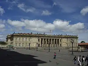 Capitolio Nacional in Bogotá.