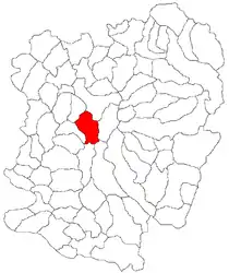 Location in Caraș-Severin County