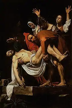 Caravaggio, The Entombment of Christ, 1602–1604, Pinacoteca Vaticana, Vatican City