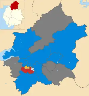 2010 results map