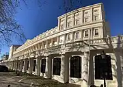 Panorama of The Mall frontage of the West Terrace