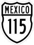 Federal Highway 115 shield