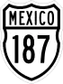 Federal Highway 187 shield