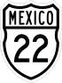 Federal Highway 22 shield