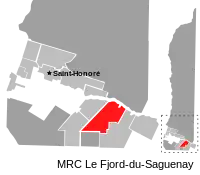 Location of Rivière-Éternité