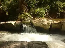 small waterfall at Antanambao Mahatsara