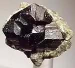 Cassiterite crystals (2.2 x 1.9 x 1.8 cm)