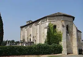 The church of Saint-Barthélemy, in Castéra-Bouzet