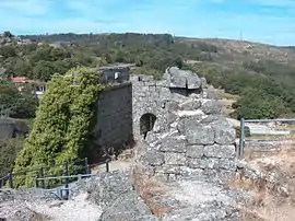 The ruins of the Castle of Pena de Aguiar