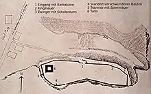 Floorplan of Ruine Castels