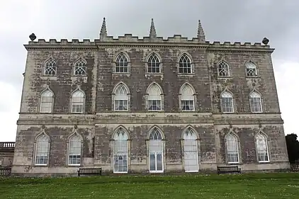 Castle Ward Gothic (north-east) Facade, June 2011.