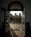 The main entrance from inside the Castle