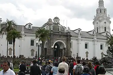 Quito Metropolitan Cathedral, built between 1535 and 1799.