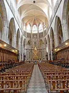 The choir, looking east to the apse