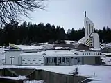 Church under snow